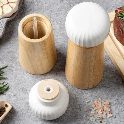 Evelyn Keramische & Houten Pepermaler – Handmatige Specerijenmolen