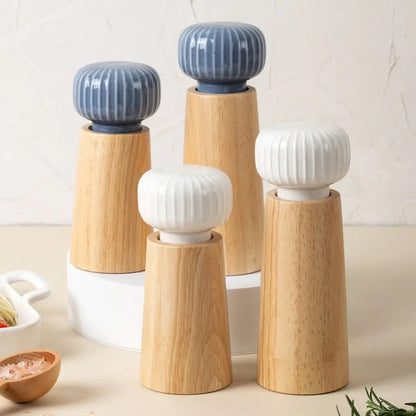 Evelyn Keramische & Houten Pepermaler – Handmatige Specerijenmolen