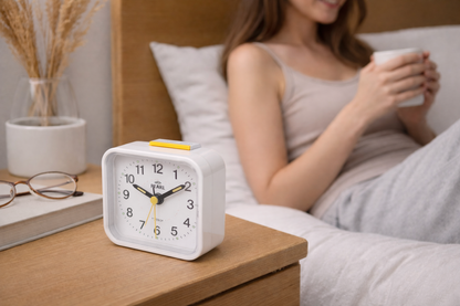 Stille & Vredige Wecker – Niet-Tikkend, Zachte Wake-Up Licht, Snooze Functie