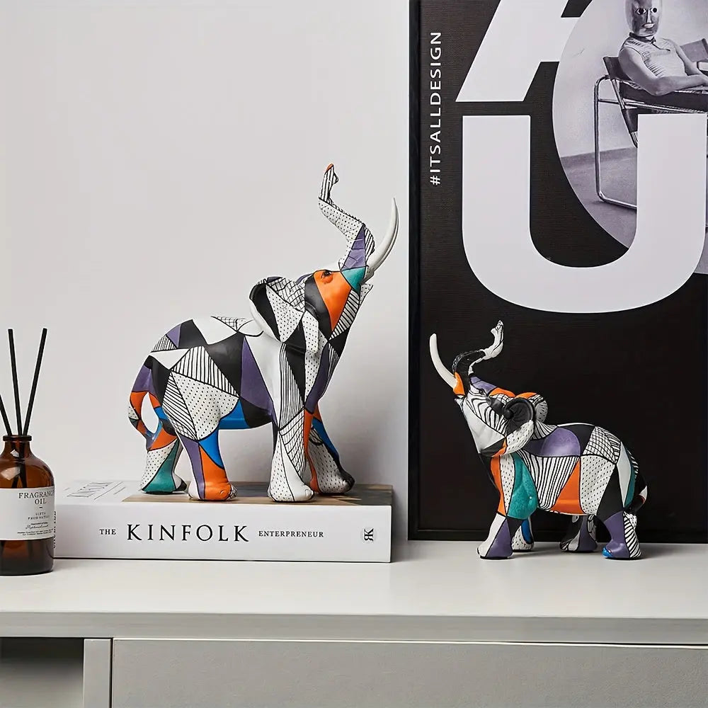 Mosaic Majesteit Olifant Beeldje