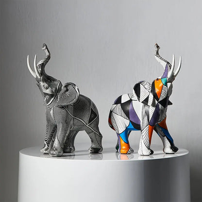 Mosaic Majesteit Olifant Beeldje