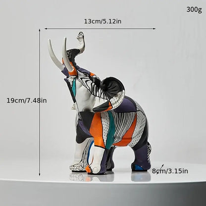 Mosaic Majesteit Olifant Beeldje