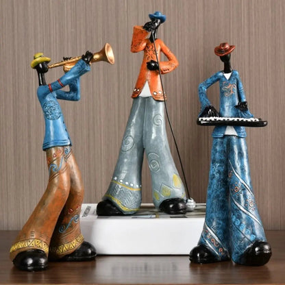 Retro Musician Figurines Band