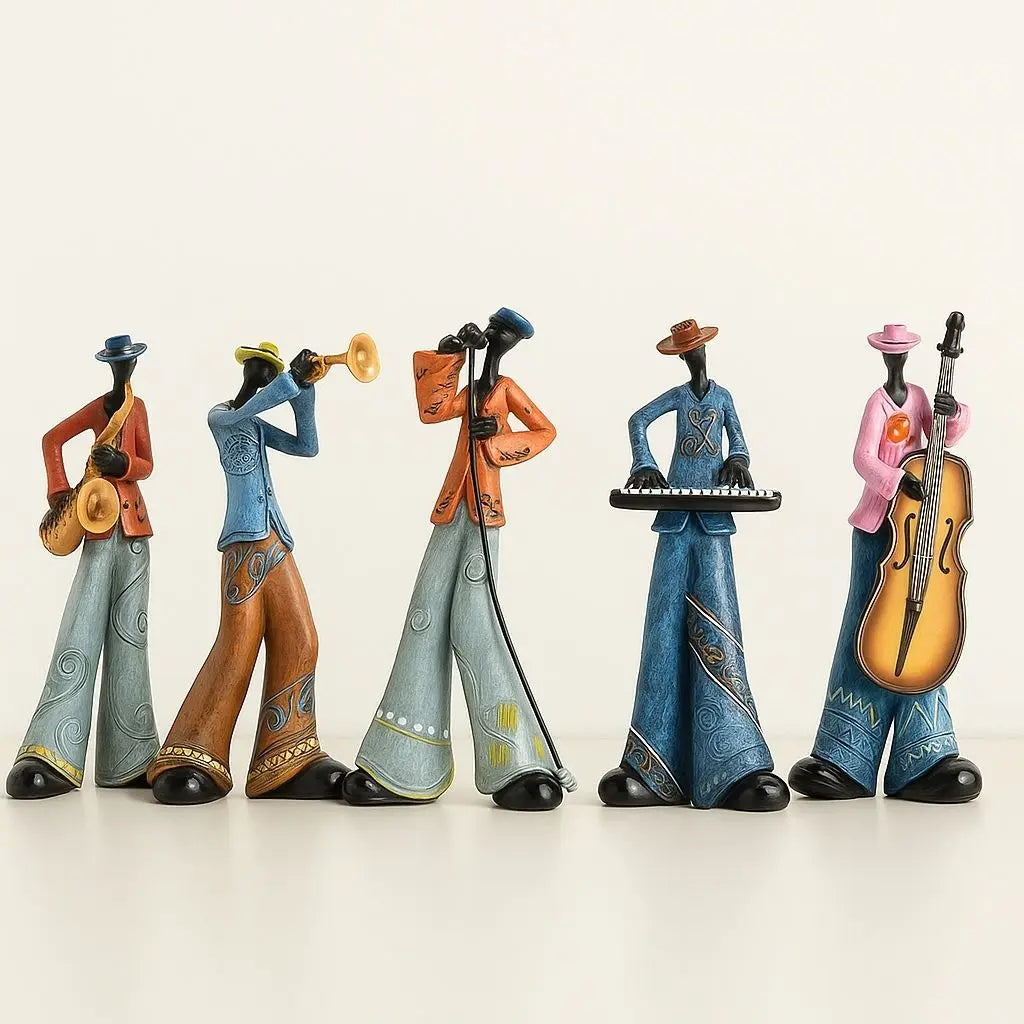 Retro Musician Figurines Band