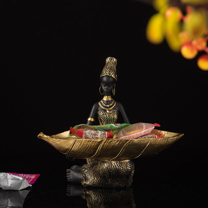 Ashanti Gouden Blad Presentatie Tray