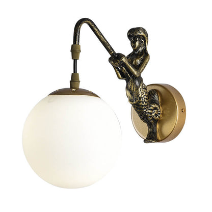 Vintage Rustieke Zeemeermin Orb