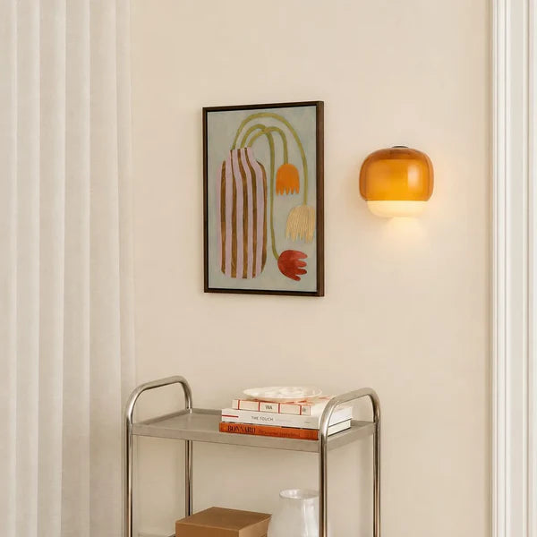Orvenis Macaron Coloured Glass Wall Light