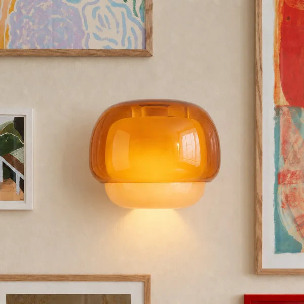 Orvenis Macaron Coloured Glass Wall Light