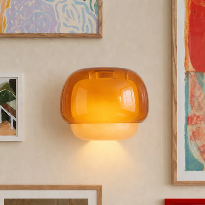 Orvenis Macaron Coloured Glass Wall Light
