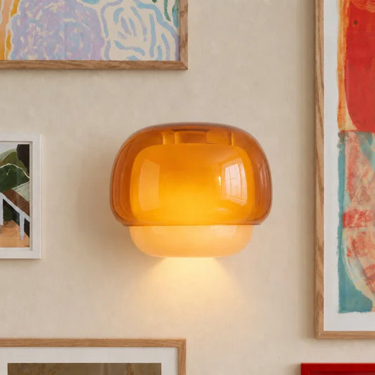 Orvenis Macaron Coloured Glass Wall Light