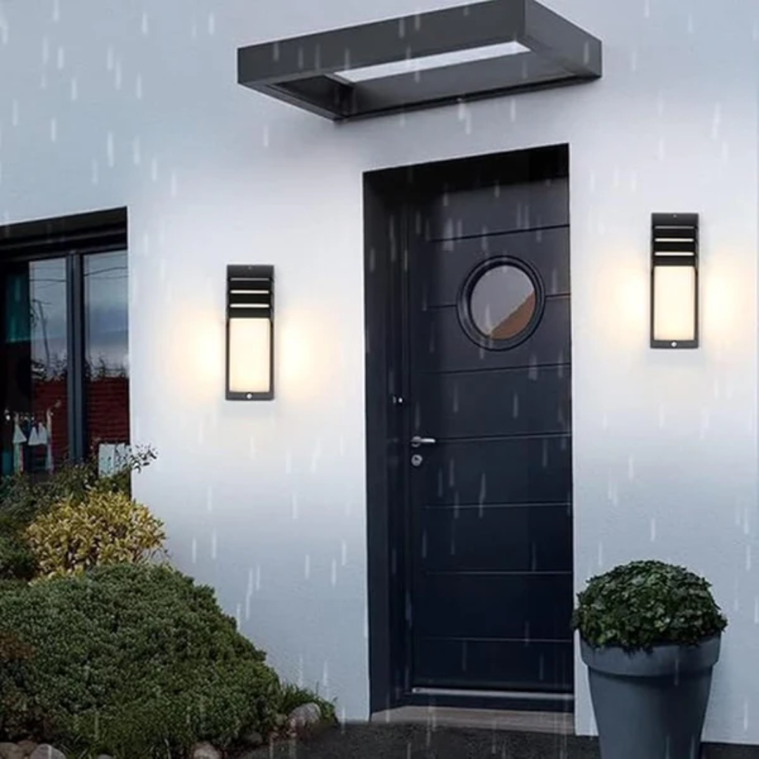 Luxora Bewegingssensor Buitenwandlamp - Waterdichte LED Buitenlantaarn Voor De Tuin