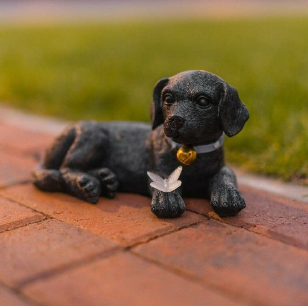 Puppy Standbeeld met Zonne-licht