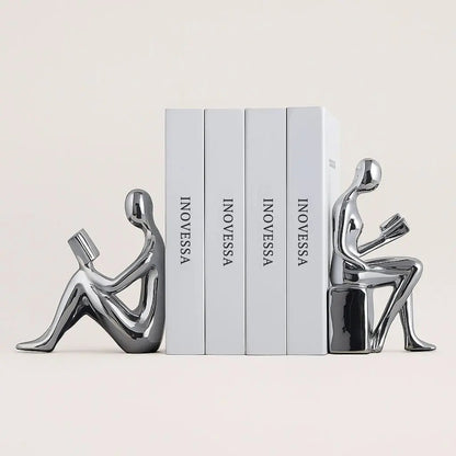 Lees- en Rustboeksteun Sculptuur Set