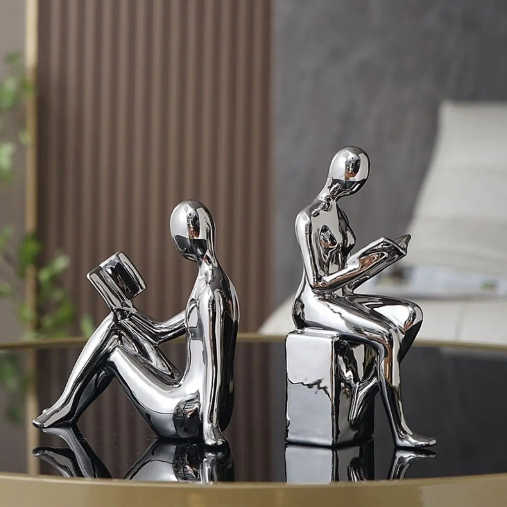 Lees- en Rustboeksteun Sculptuur Set