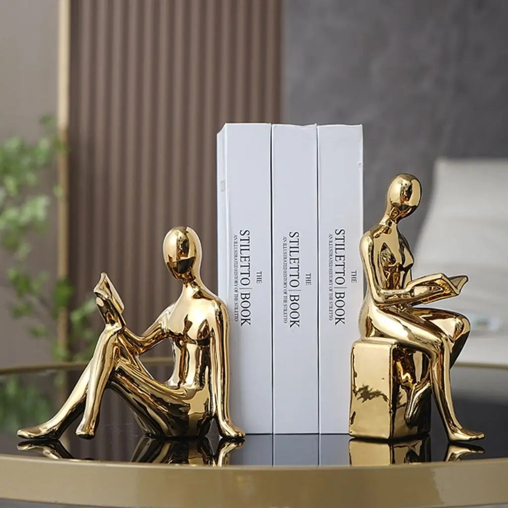 Lees- en Rustboeksteun Sculptuur Set
