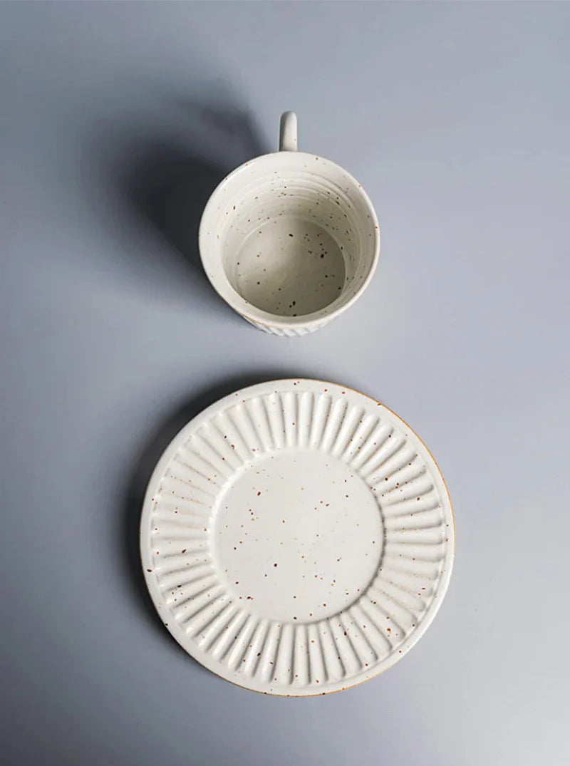 Ridgeway Artisan Keramische Koffiekop & Schotel Set