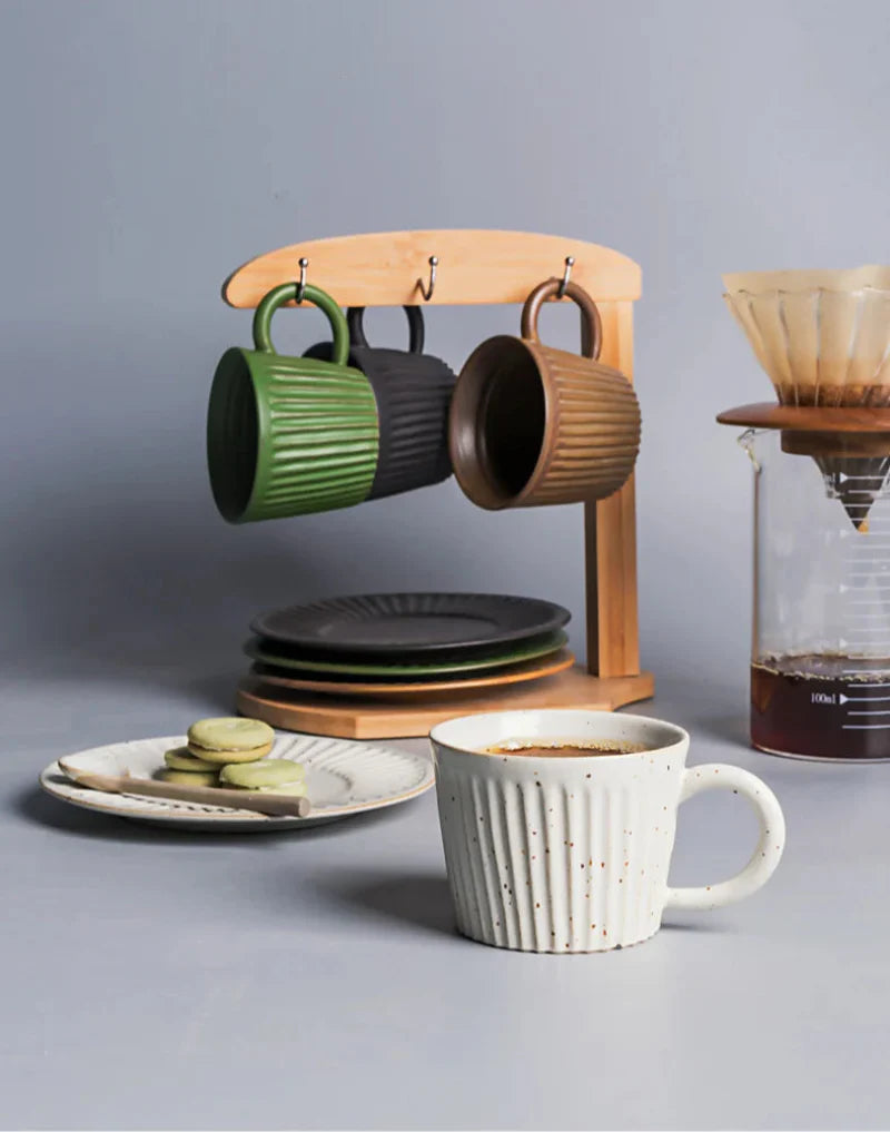 Ridgeway Artisan Keramische Koffiekop & Schotel Set