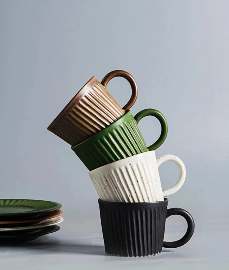Ridgeway Artisan Keramische Koffiekop & Schotel Set