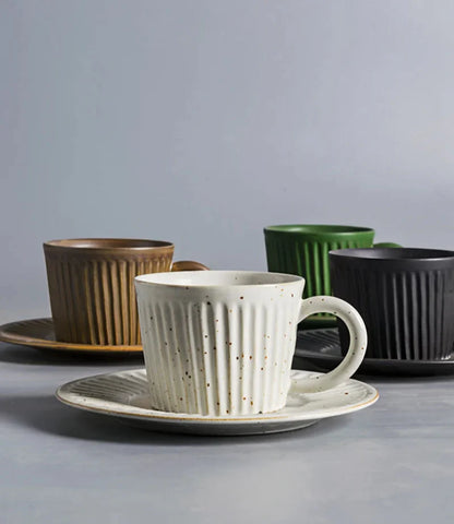 Ridgeway Artisan Keramische Koffiekop & Schotel Set