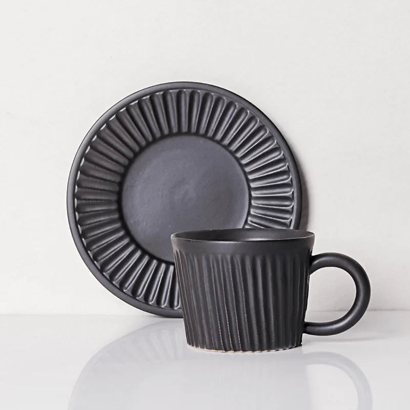 Ridgeway Artisan Keramische Koffiekop & Schotel Set