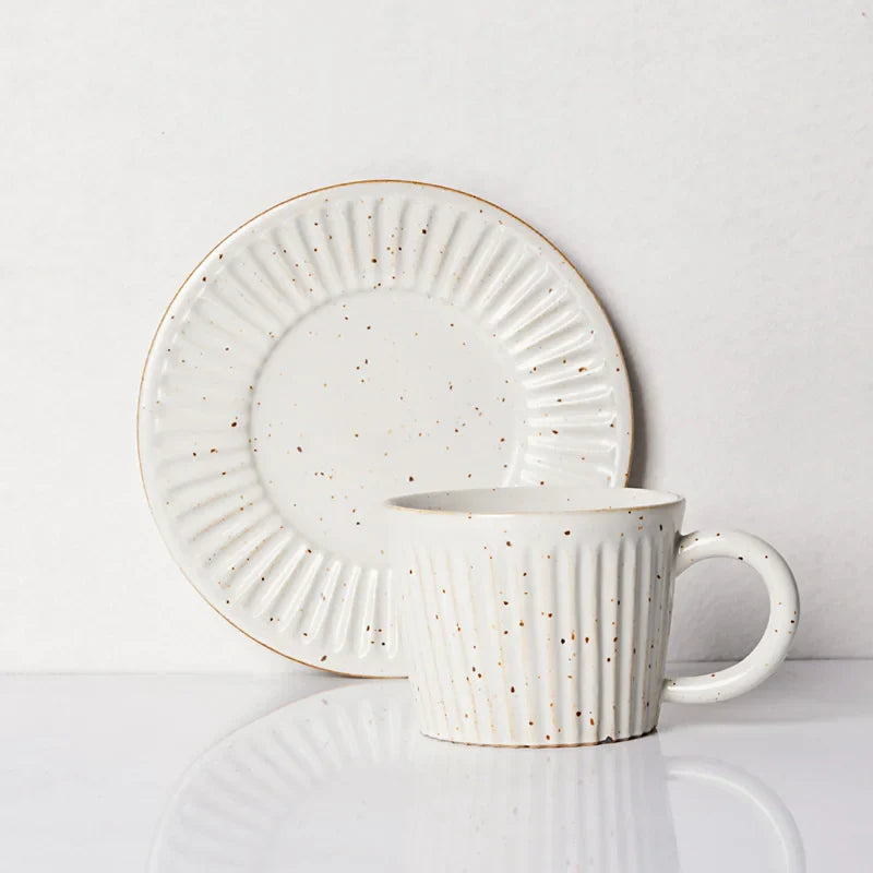 Ridgeway Artisan Keramische Koffiekop & Schotel Set