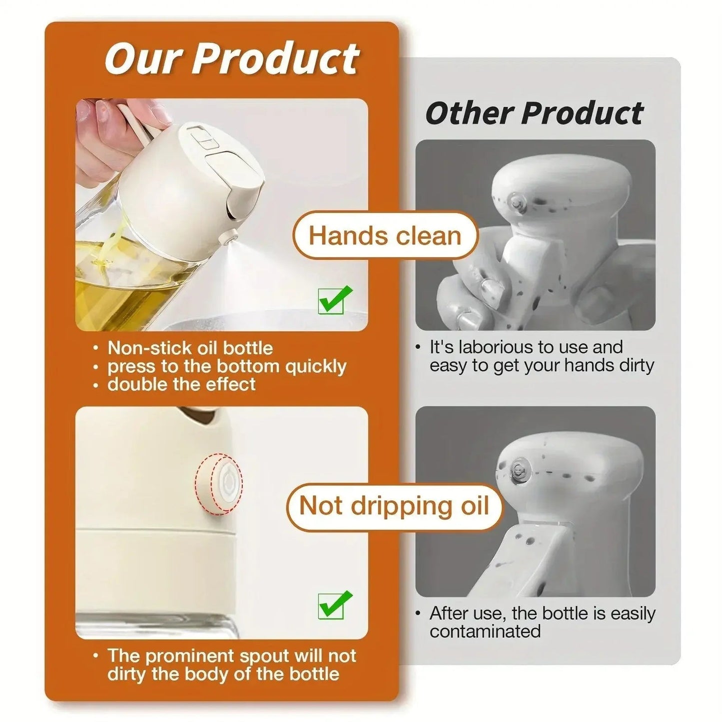 2 in 1 Olie Dispenser