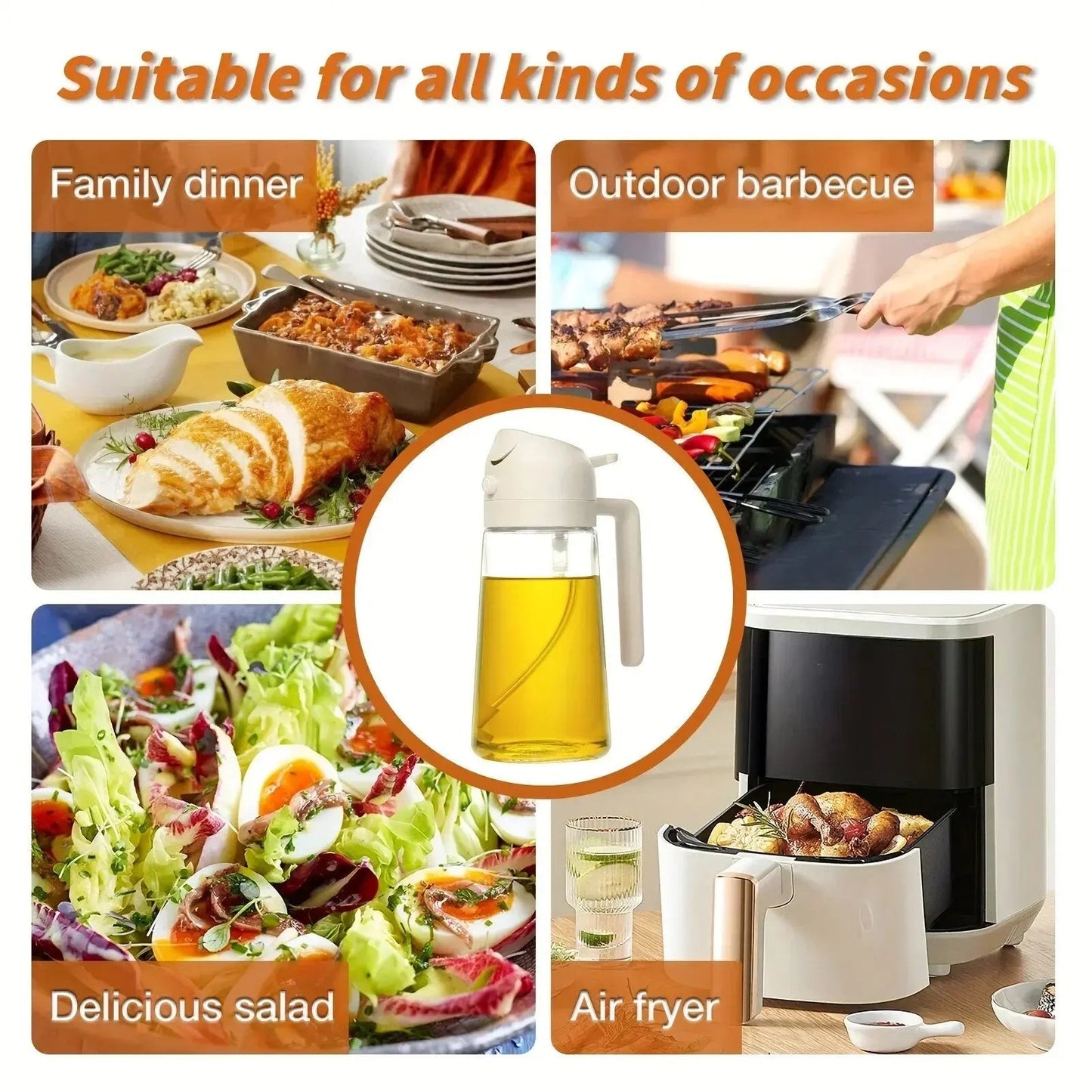 2 in 1 Olie Dispenser