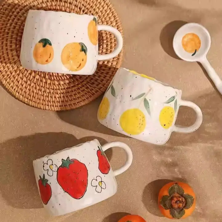 Rustieke Fruit Keramische Mok
