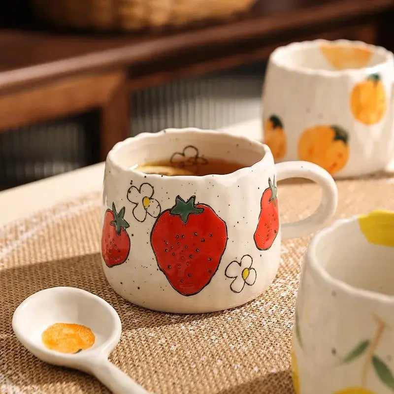 Rustieke Fruit Keramische Mok