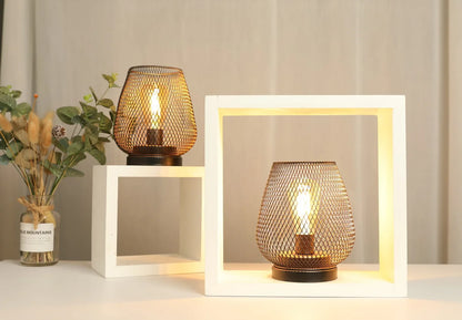 Holle Kooi Industriële Stijl en Sfeervolle Accentlamp