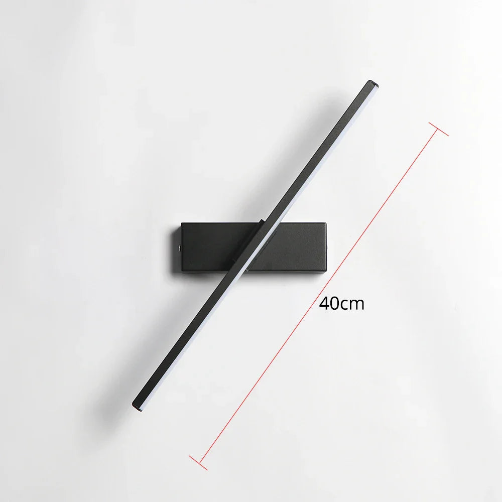 AuroLite Verstelbare LED-Wandlamp | 330° Draaibaar | Modern Design voor Slaapkamer & Woonkamer | Aluminium