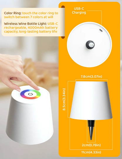 LED Wijnfleslamp