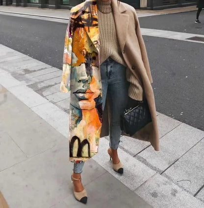 Oversized Lange Jas Dames – Stijlvolle en Comfortabele Mantel