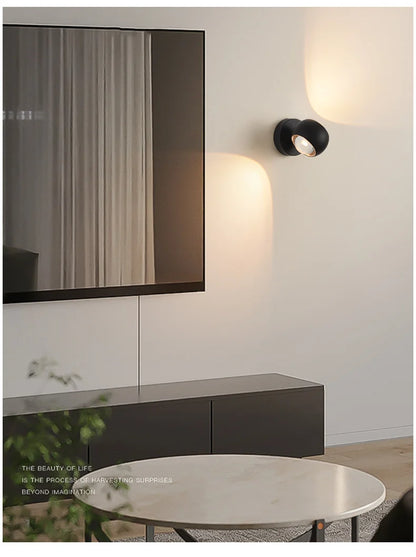 Messing LED Wandlamp