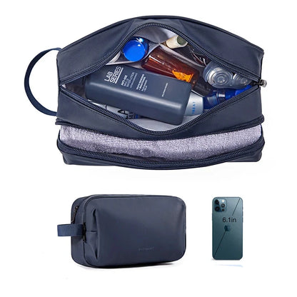 Kosmetixo Waterdichte Kosmetictas voor Dames & Heren | Lichte Toilettas in S/M/L | Reisaccessoires voor Verzorgingsproducten & Make-up | Unisex Reist Organizer