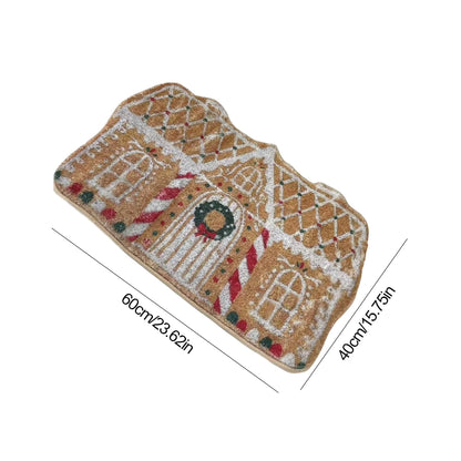 Gingerbread Huis Welkommat Voor De Deur