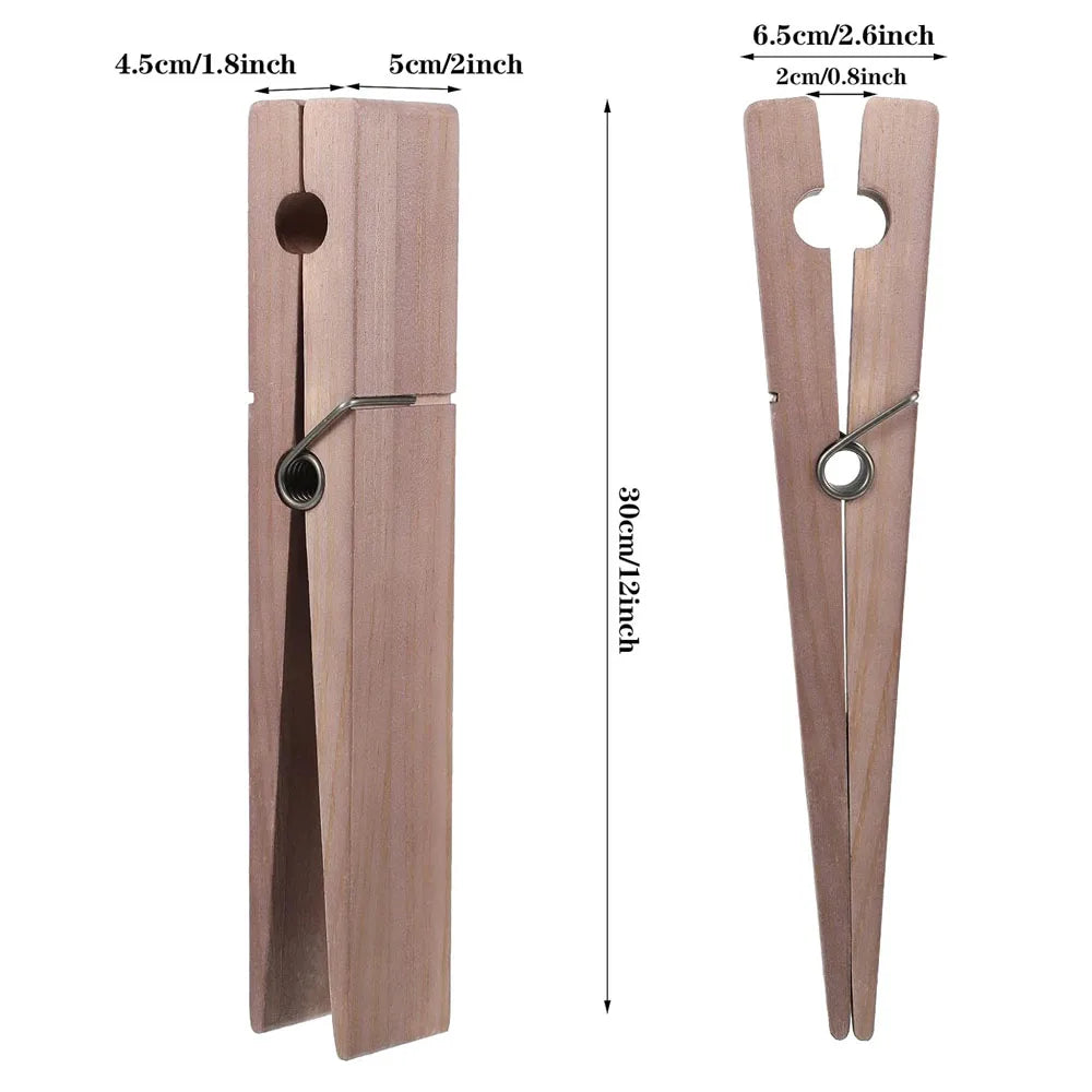 Reusachtige Houten Knijper Clothespin