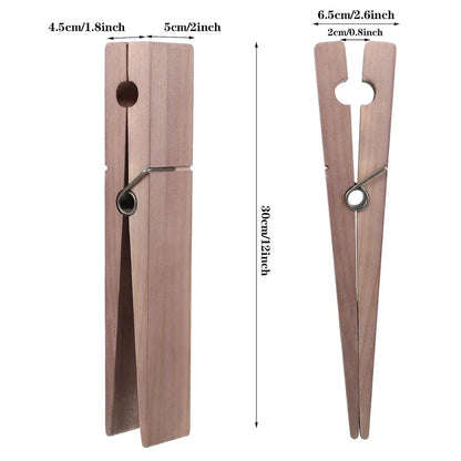 Reusachtige Houten Knijper Clothespin