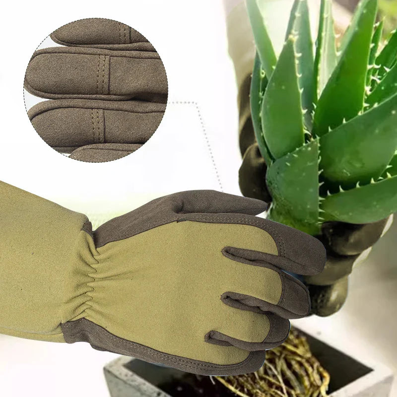 Tuinhandschoenen FLORAHAND | Doornbestendig & Ademend | Lange Rozenhandschoenen voor Dames | 1 Paar