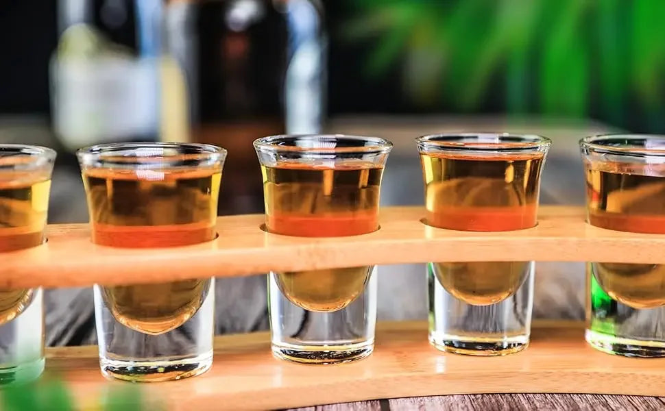 Shotglas met zware basis