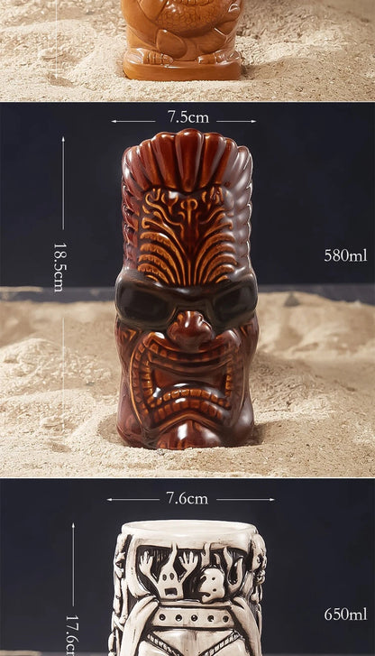 Tiki Cocktail Mok Keramisch
