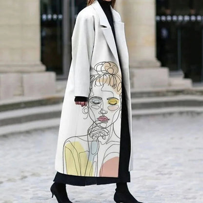 Oversized Lange Jas Dames – Stijlvolle en Comfortabele Mantel