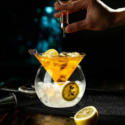 Elegante Martini Cocktailglazen en Kaviaarset barset