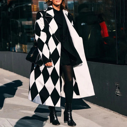Oversized Lange Jas Dames – Stijlvolle en Comfortabele Mantel
