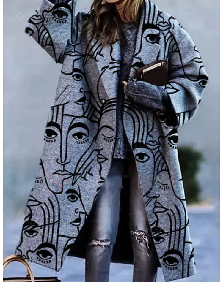 Oversized Lange Jas Dames – Stijlvolle en Comfortabele Mantel