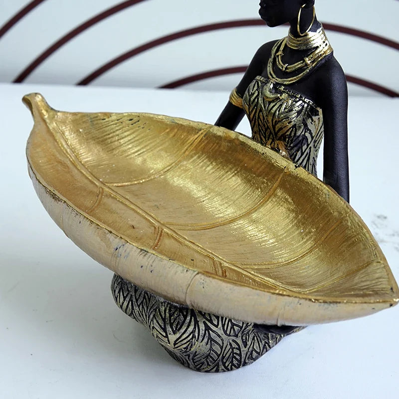 Ashanti Gouden Blad Presentatie Tray