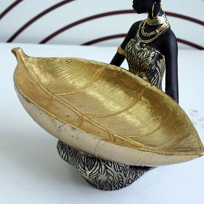 Ashanti Gouden Blad Presentatie Tray