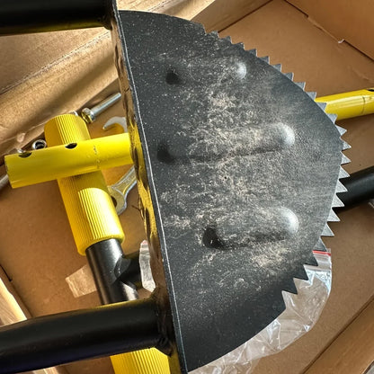EdgeMaster Graskantensnijder | Halve Maan Ontwerp met Golfrand | Handgereedschap voor Schone Grasranden & Perken