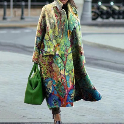 Oversized Lange Jas Dames – Stijlvolle en Comfortabele Mantel