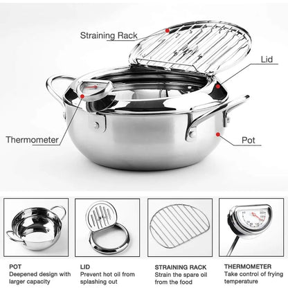 Japanse Stijl Frituurpan